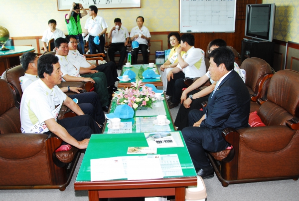 금산군의회 의원 방문(2011. 8.18)