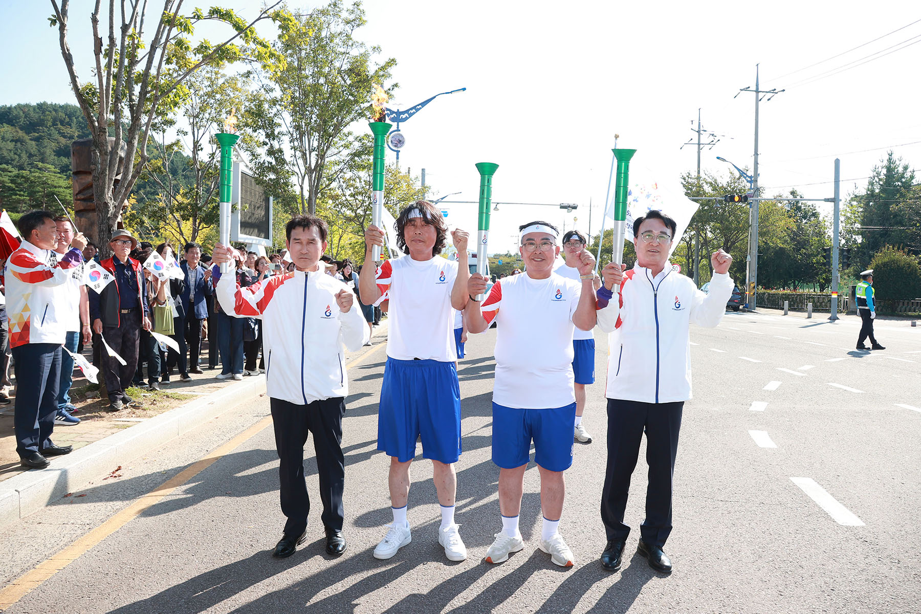 제105회 전국체육대회 제44회 전국장애인체육대회 성화맞이 환영식 - 3