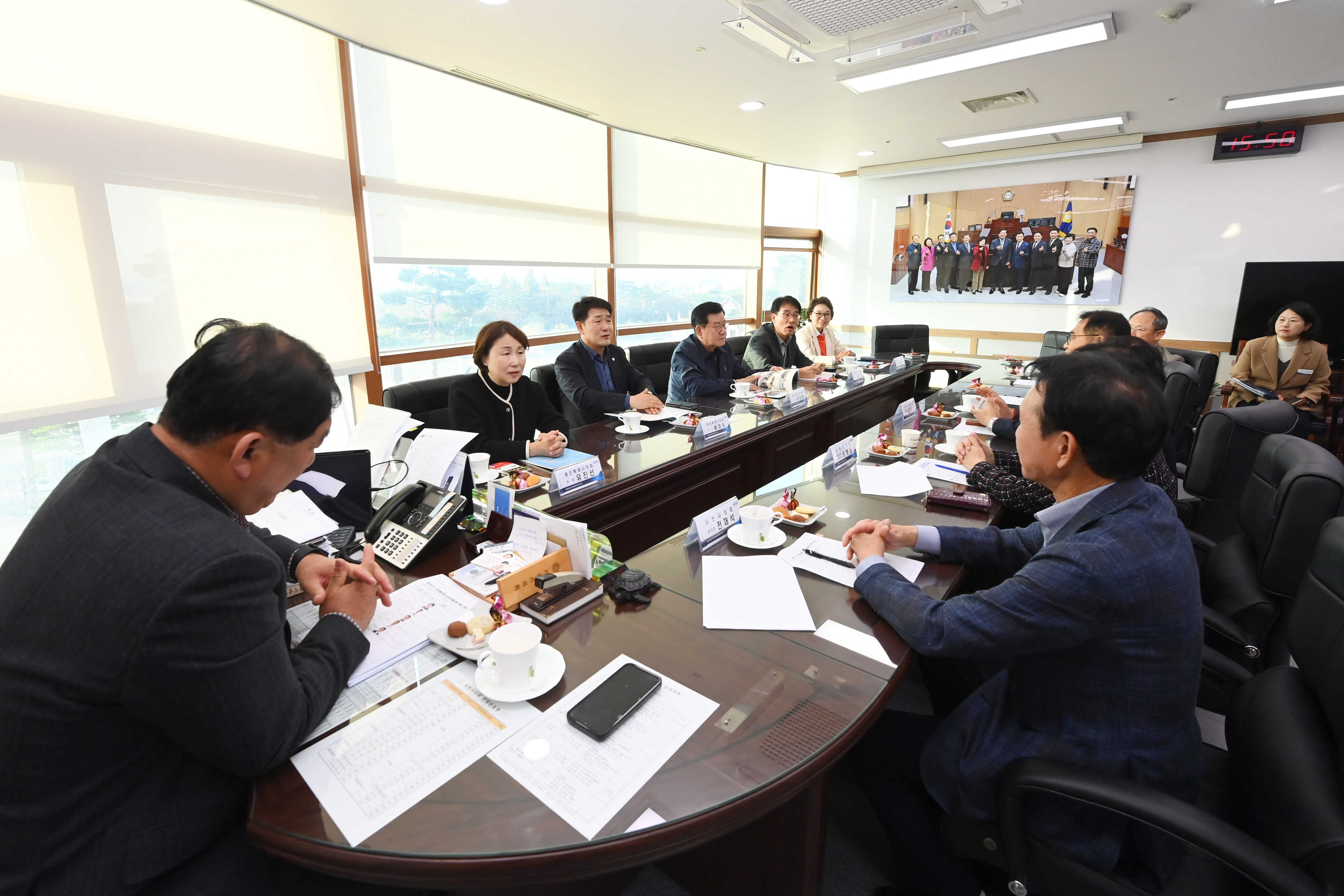 경기도시군의회의장 남부권협의회 방문 - 2