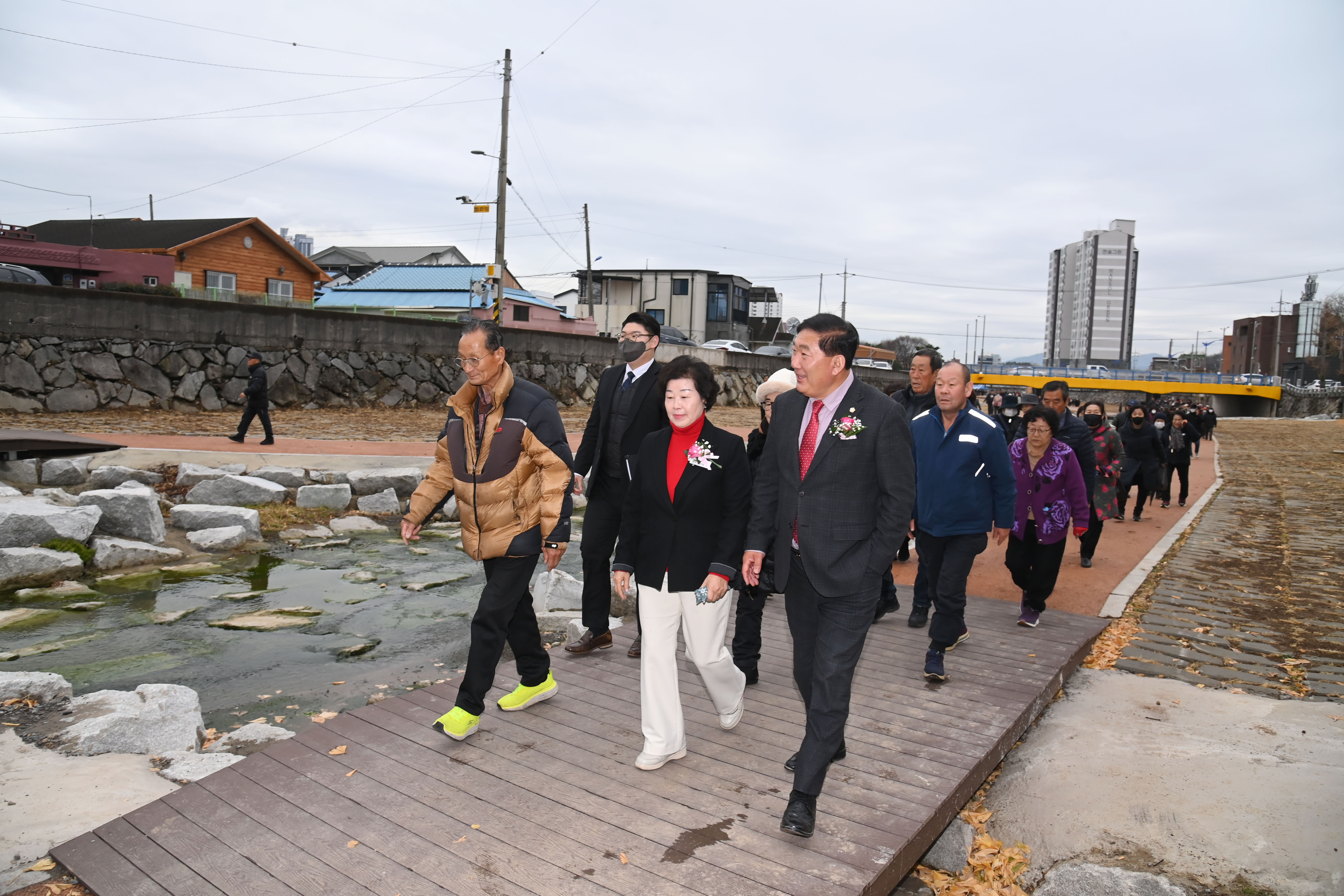 삼천포천 생태하천 복원사업 준공식 - 8