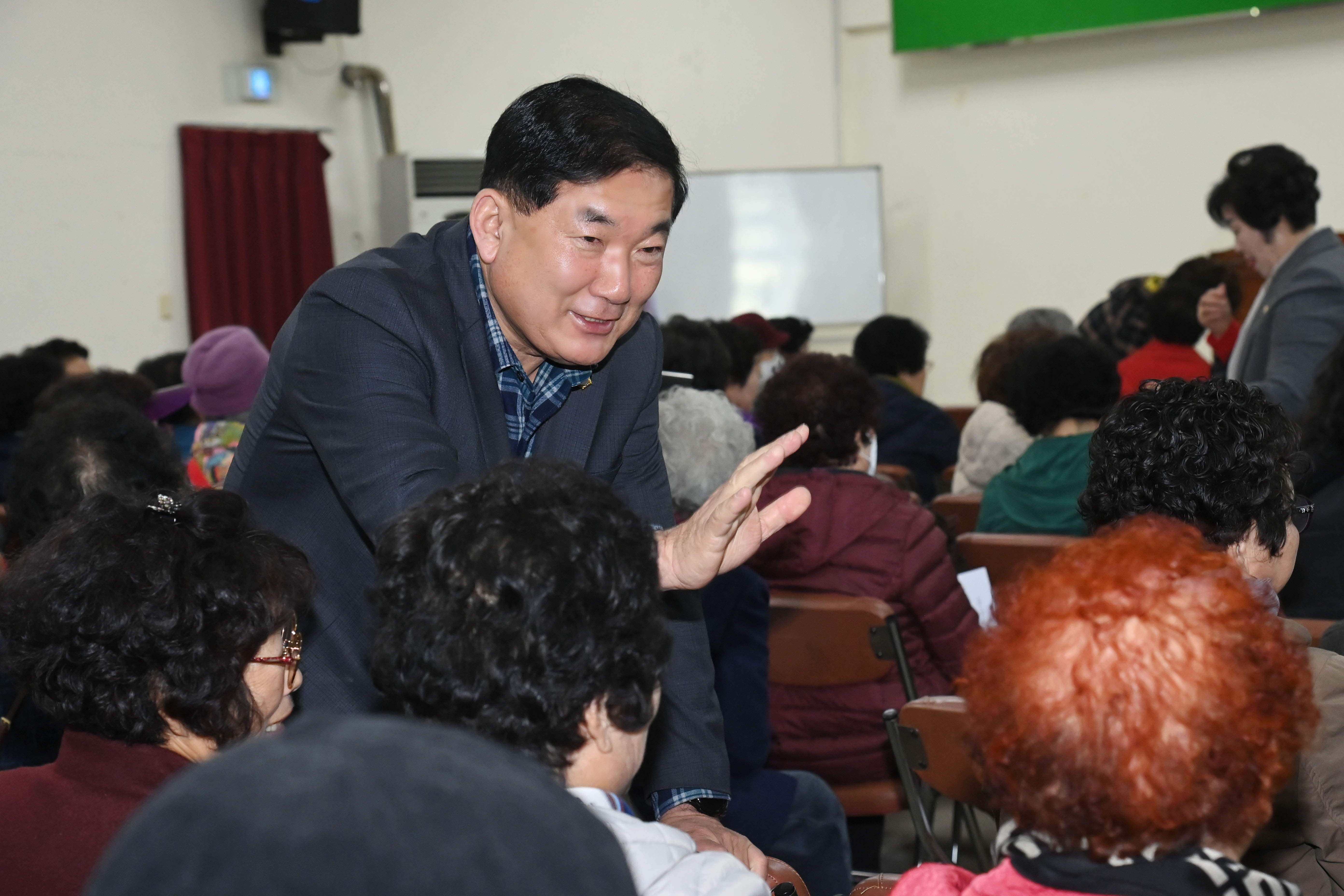 사천노인대학 개학식 - 2