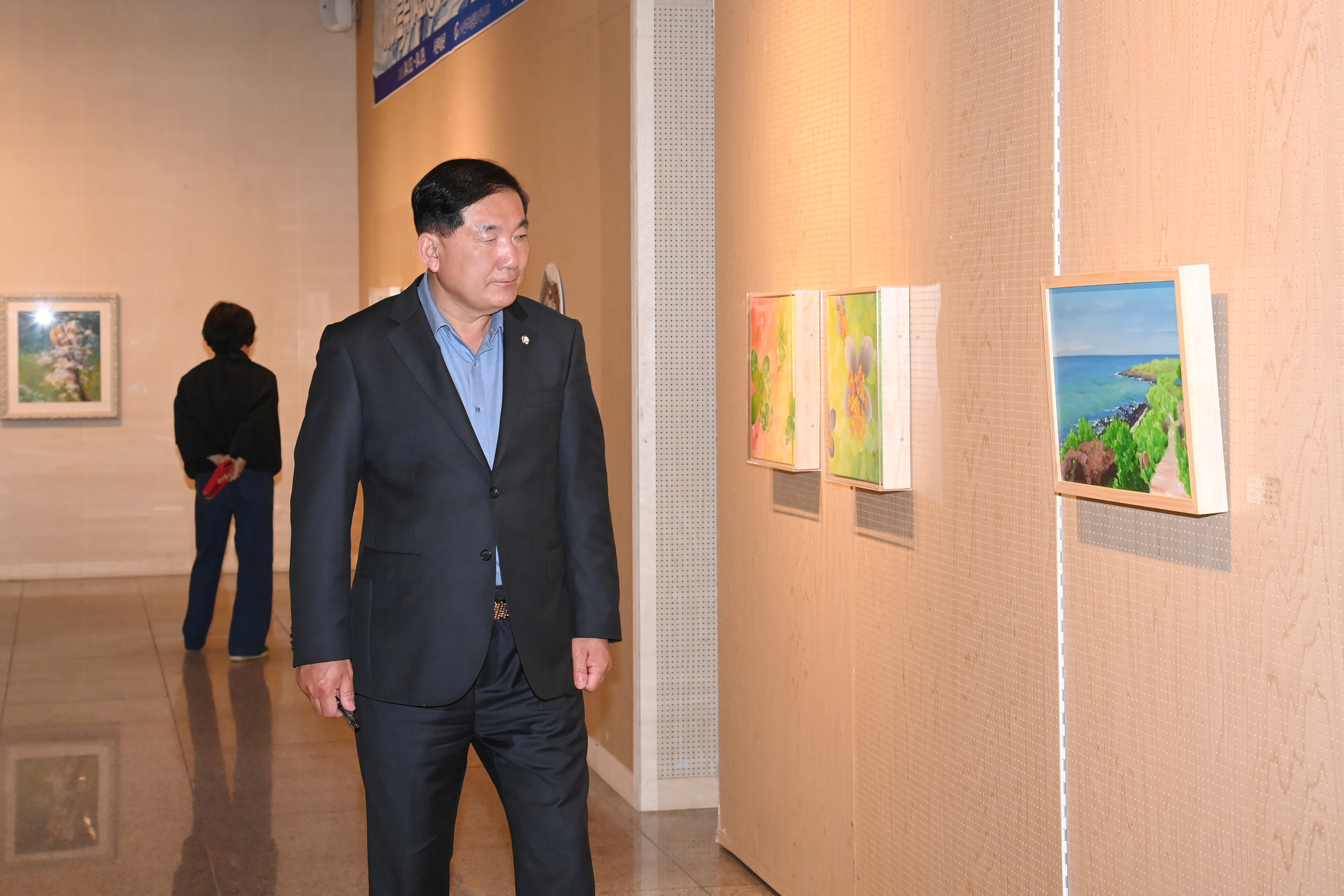  제36회 사천시 미술협회전 오픈식 - 1