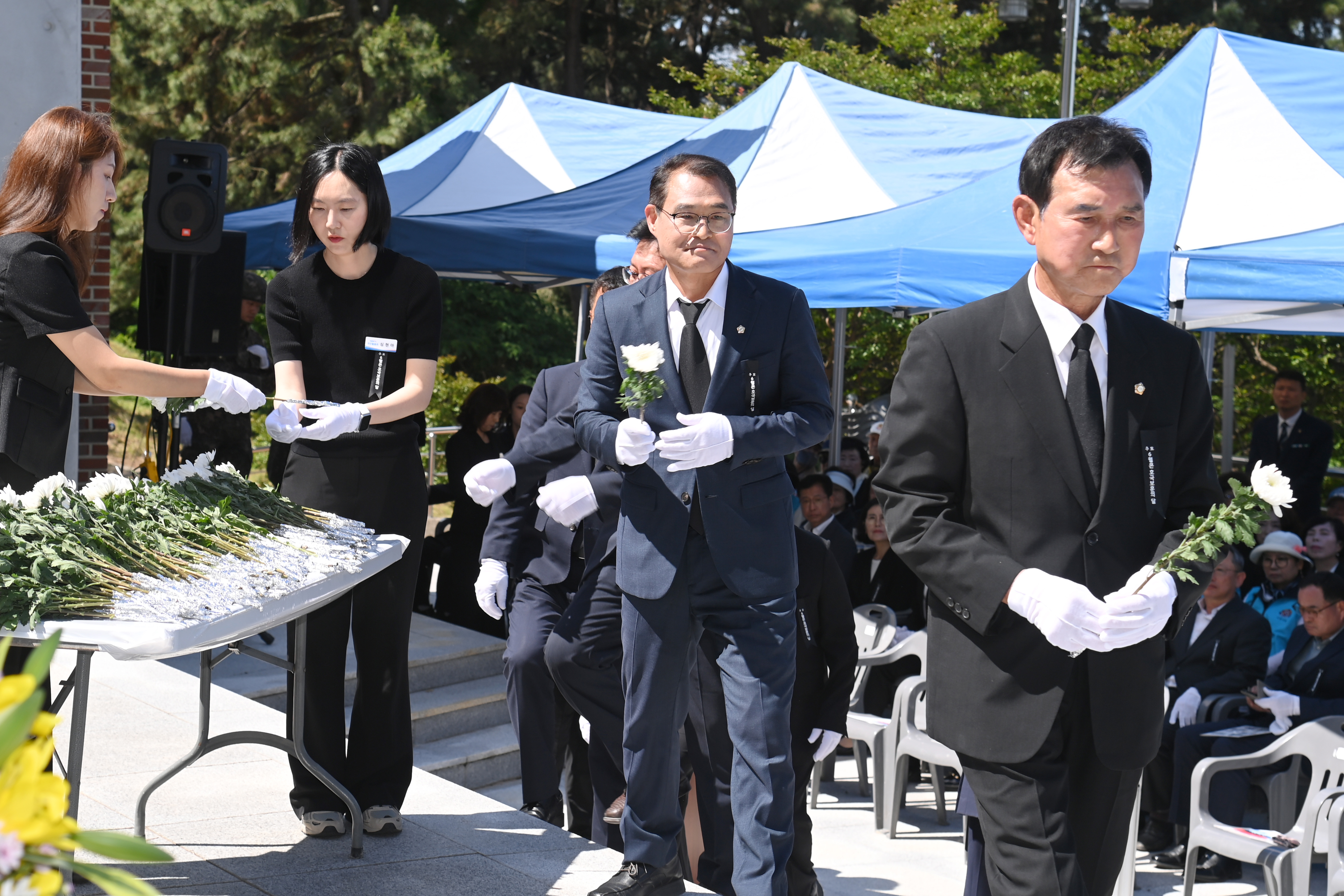 제71회 현충일 추념식 및 사천국군묘지 참배 - 9