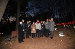 수양 빛 공원 조성사업 점등식